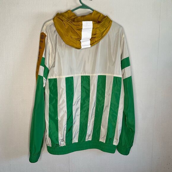 Vintage BLACK BY POPULAR DEMAND MENS XL TRACK SUIT JACKET FULL ZIP WINDBREAKER - Picture 5 of 8